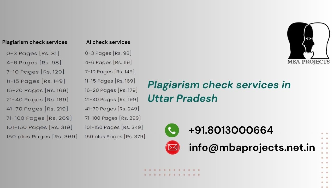 Plagiarism Check Services in Uttar Prade...
