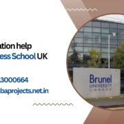 MBA dissertation help Brunel Business School UK.mbaprojects.net.in
