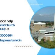 MBA dissertation help Canterbury Christ Church University (CCCU) UK.mbaprojects.net.in
