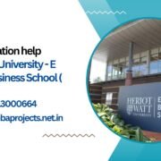 MBA dissertation help Heriot-Watt University - Edinburgh Business School (EBS) UK.mbaprojects.net.in
