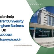 MBA dissertation help Nottingham Trent University (NTU) - Nottingham Business School (NBS) UK.mbaprojects.net.in