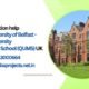 MBA dissertation help Queen's University of Belfast - Queen's University Management School (QUMS) UK.mbaprojects.net.in