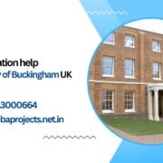 MBA dissertation help The University of Buckingham UK.mbaprojects.net.in