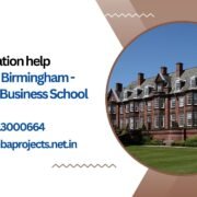 MBA dissertation help University of Birmingham - Birmingham Business School UK.mbaprojects.net.in