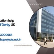 MBA dissertation help University of Derby UK.mbaprojects.net.in