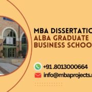 MBA dissertation help ALBA Graduate Business School.mbaprojects.net.in