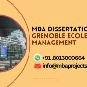 MBA dissertation help Grenoble Ecole de Management.mbaprojects.net.in