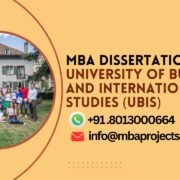 MBA dissertation help University of Business and International Studies (UBIS).mbaprojects.net.in