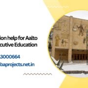 MBA dissertation help for Aalto University Executive Education.mbaprojects.net.in