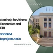 MBA dissertation help for Athens University of Economics and Business (AUEB).mbaprojects.net.in