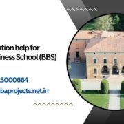 MBA dissertation help for Bologna Business School (BBS).mbaprojects.net.in