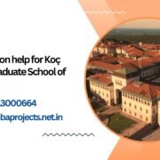 MBA dissertation help for Koç University - Graduate School of Business.mbaprojects.net.in