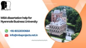 MBA dissertation help for Nyenrode Business University.mbaprojects.net.in