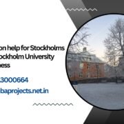 MBA dissertation help for Stockholms Universitet - Stockholm University School of Business.mbaprojects.net.in