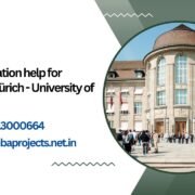 MBA dissertation help for Universität Zürich - University of Zurich.mbaprojects.net.in