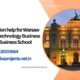 MBA dissertation help for Warsaw University of Technology Business School - WUT Business School.mbaprojects.net.in