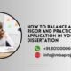 How to Balance Academic Rigor and Practical Application in Your MBA Dissertation.mbaprojects.net.in