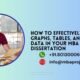 How to Effectively Use Graphs, Tables, and Visual Data in Your MBA Dissertation.mbaprojects.net.in