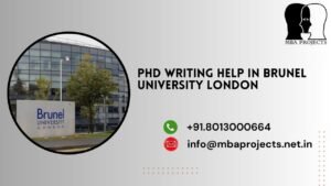 PhD writing help in Brunel University London.mbaprojects.net.in