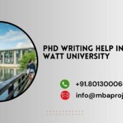 PhD writing help in Heriot watt University.mbaprojects.net.in