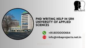 PhD writing help in SRH University of Applied Sciences