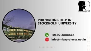 PhD writing help in Stockholm University.mbaprojects.net.in