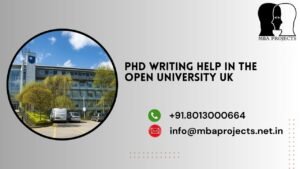 PhD writing help in The Open University UK.mbaprojects.net.in
