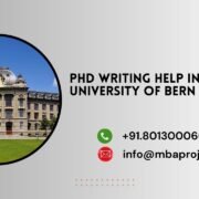 PhD writing help in University of Bern.mbaprojects.net.in