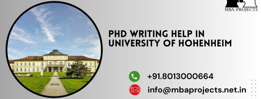 PhD writing help in University of Hohenheim.mbaprojects.net.in