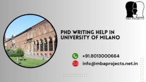 PhD writing help in University of Milano.mbaprojects.net.in