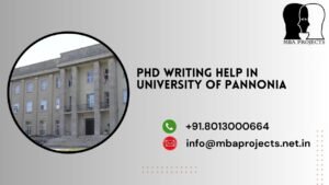 PhD writing help in University of Pannonia.mbaprojects.net.in