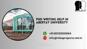 PhD writing help in Abertay University.mbaprojects.net.in