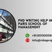 PhD writing help in ISC Paris school of Management.mbaprojects.net.in