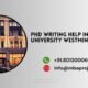 PhD writing help in University Westminster.mbaprojects.net.in