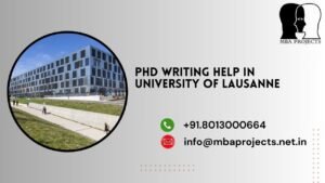 PhD writing help in University of Lausanne.mbaprojects.net.in