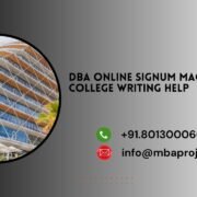 DBA Online Signum Magnum College writing help