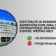 Doctorate in Business Administration (DBA) Hult International Business School writing help