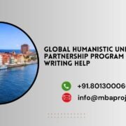 Global Humanistic University Partnership Program (DBA) writing help