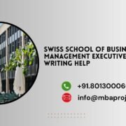 Swiss School of Business and Management Executive DBA writing help