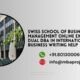 Swiss School of Business and Management Online Executive Dual DBA in International Business writing help