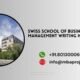 Swiss School of Business and Management writing help