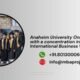 Anaheim University Online DBA with a concentration in International Business Writing Help