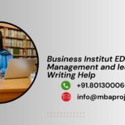 Business Institut EDU DBA Management and leadership Writing Help