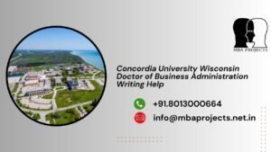 Concordia University Wisconsin Doctor of Business Administration Writing Help