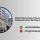 ESGCI Doctorate of Business Administration Writing Help