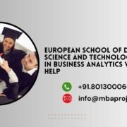 European School of Data Science and Technology DBA in Business Analytics Writing Help