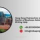 Hong Kong Polytechnic University Doctor of Business Administration Writing Help