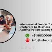 International French University Doctorate Of Business Administration Writing Help