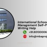International School of Management Self-Paced DBA Writing Help