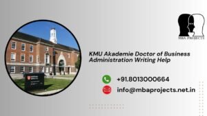 KMU Akademie Doctor of Business Administration Writing Help